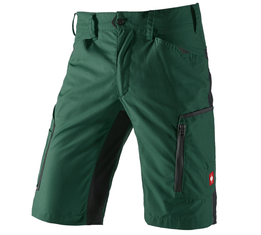 Tømrer / Snedker: Shorts e.s.vision, herrer + grøn/sort