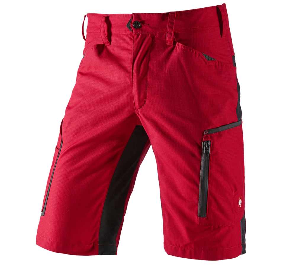 Tømrer / Snedker: Shorts e.s.vision, herrer + rød/sort