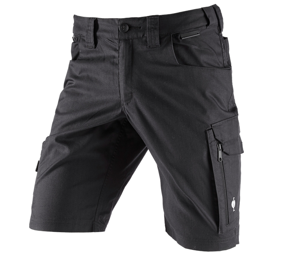 Work Trousers: Shorts e.s.concrete light + black