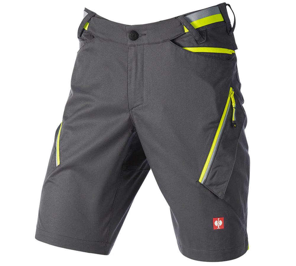 Arbejdsbukser: Multipocket- shorts e.s.ambition + antracit/advarselsgul