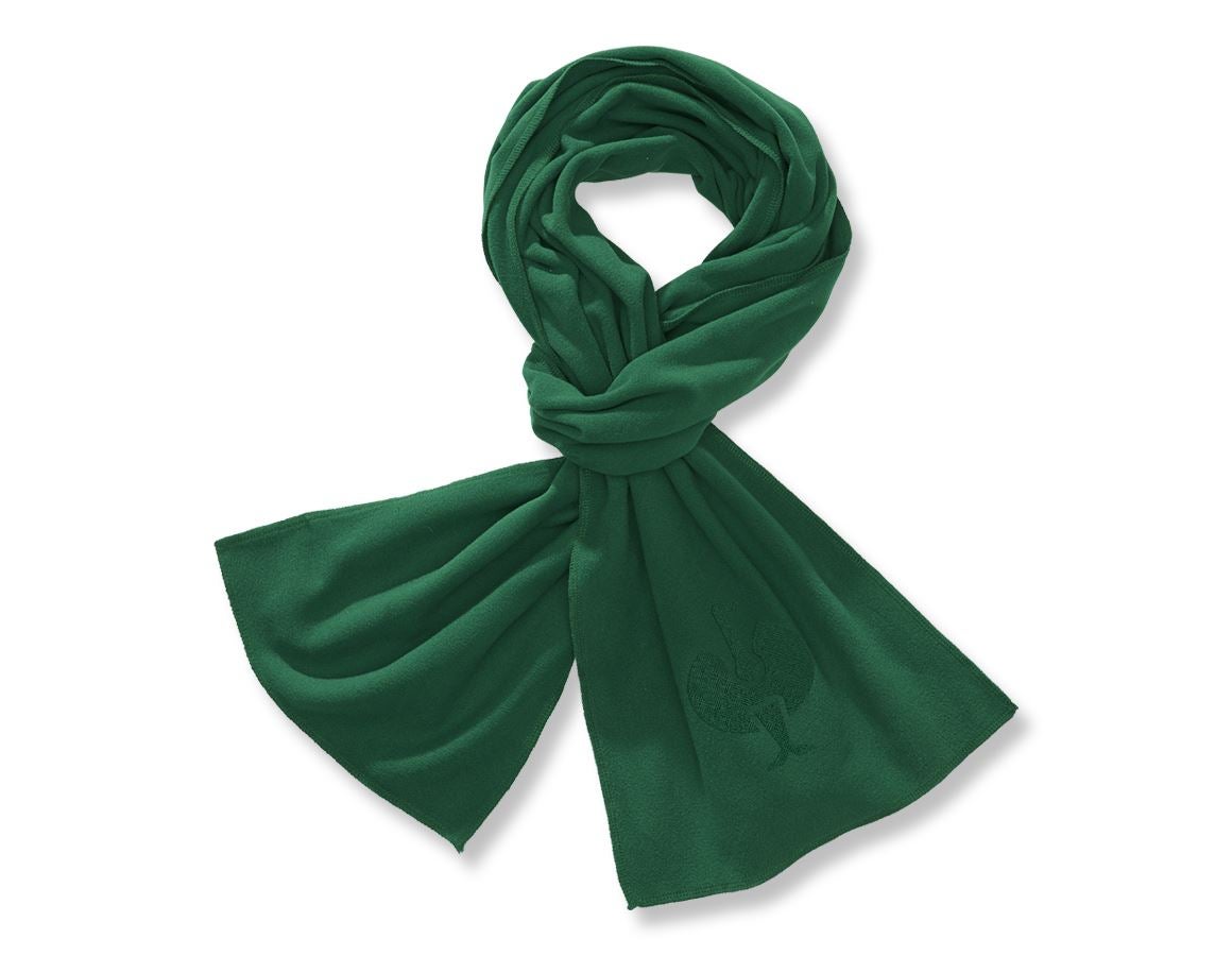 Cold: e.s. FIBERTWIN® microfleece scarf + green
