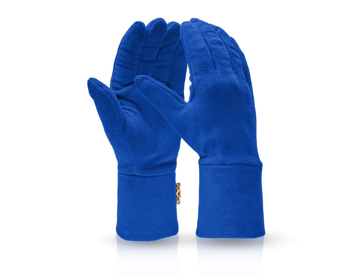 Kulde: e.s. FIBERTWIN® microfleece handsker + kornblå