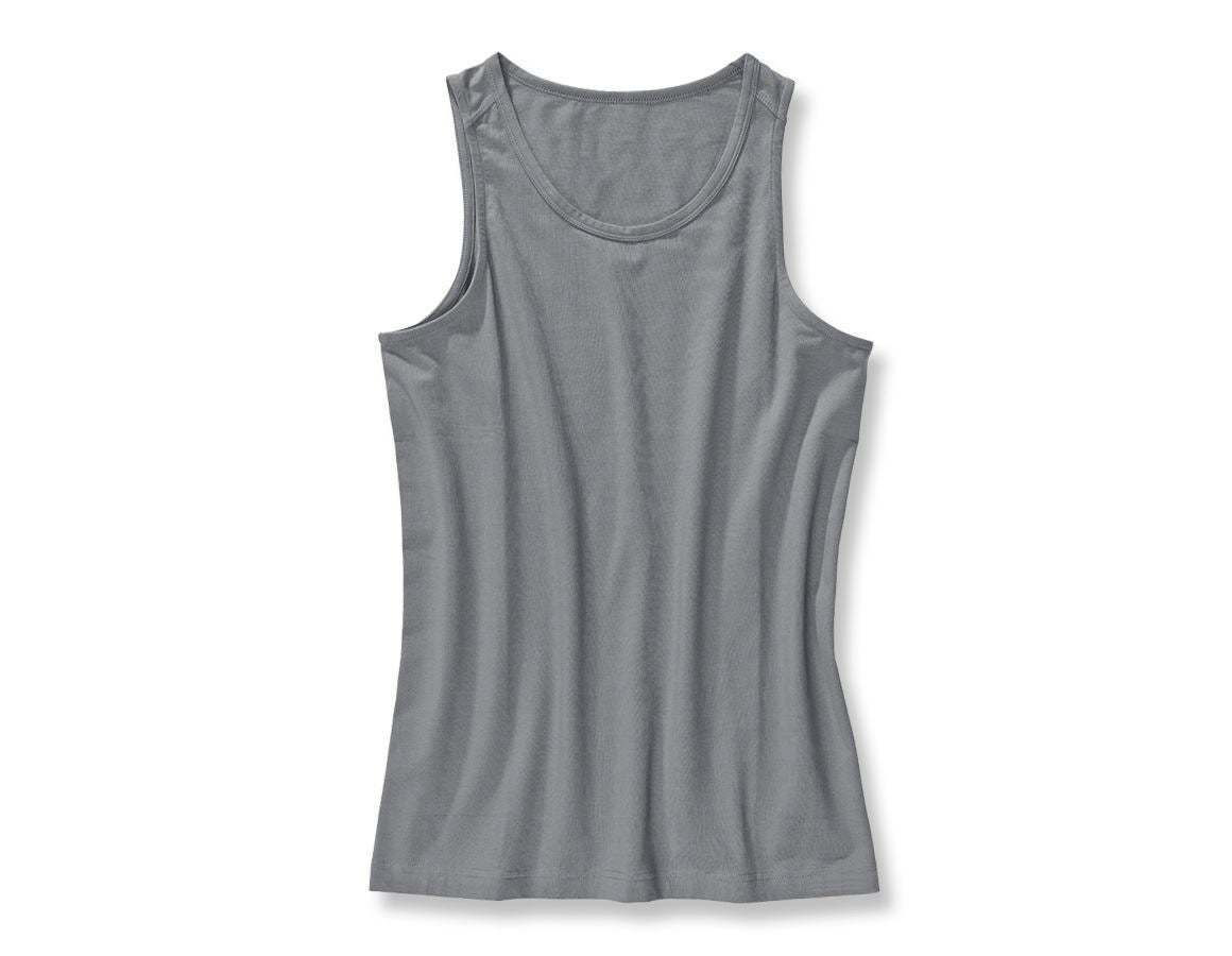 Undertøj | Termotøj: e.s. cotton stretch Tank-shirt + cement
