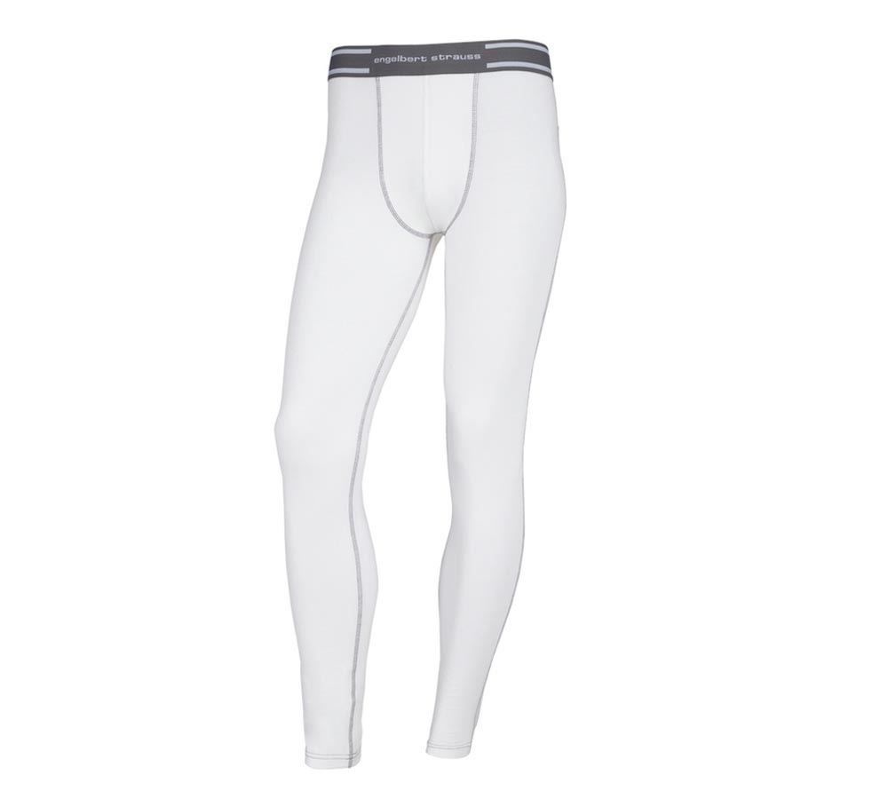 Undertøj | Termotøj: e.s. cotton stretch lange pants + hvid