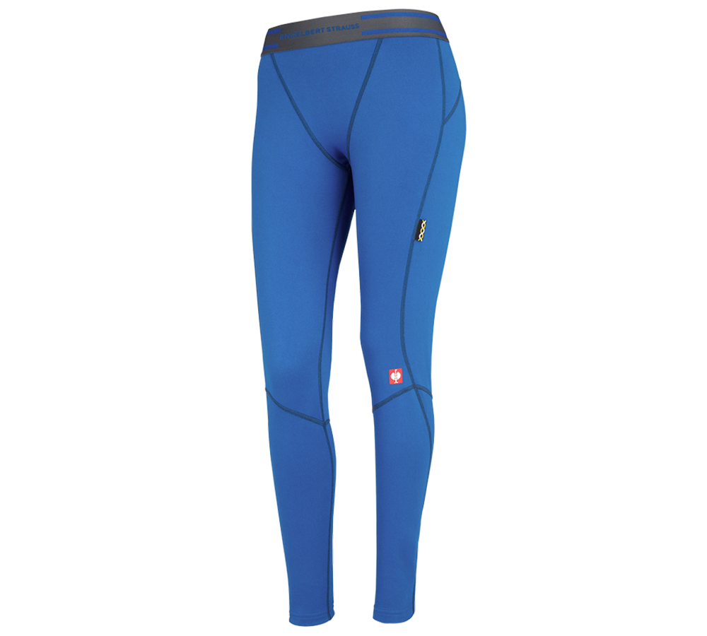 Thermal Underwear: e.s. functional long-pants clima-pro-warm,ladies' + gentianblue