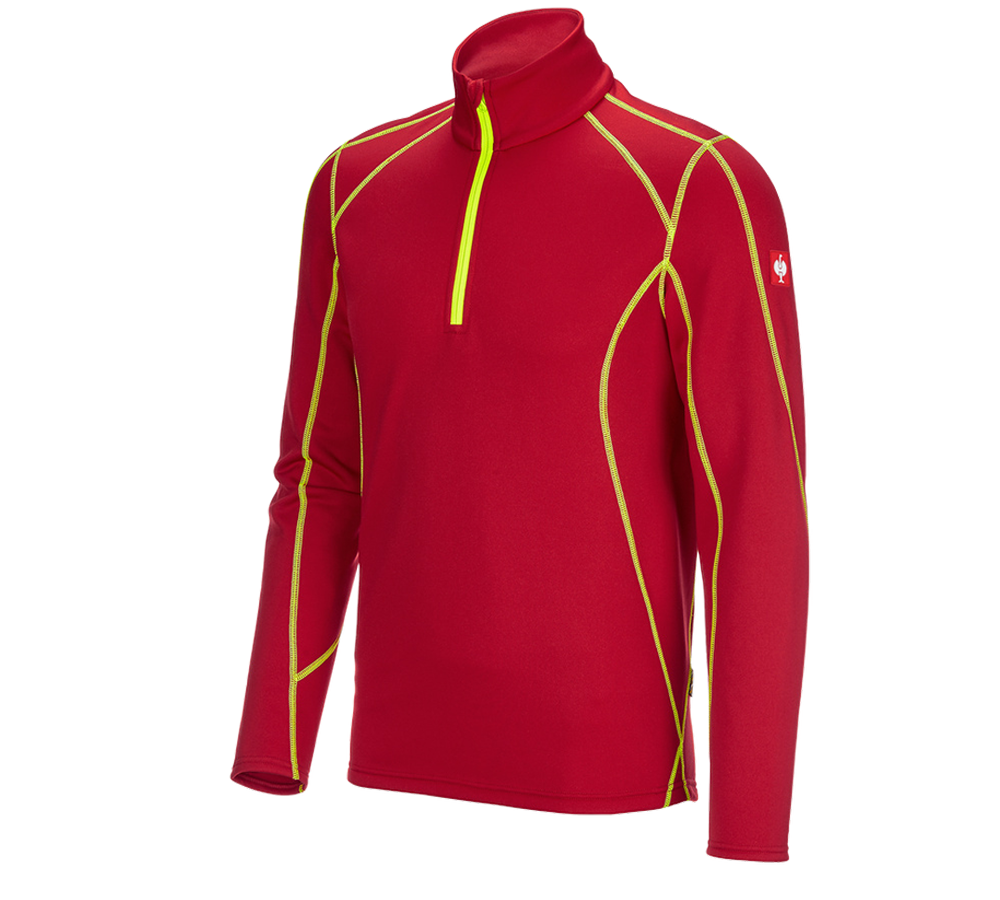Cold: Functional-Troyer thermo stretch e.s.motion 2020 + fiery red/high-vis yellow