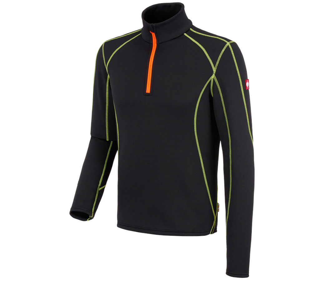 Gardening / Forestry / Farming: Functional-Troyer thermo stretch e.s.motion 2020 + black/high-vis yellow/high-vis orange