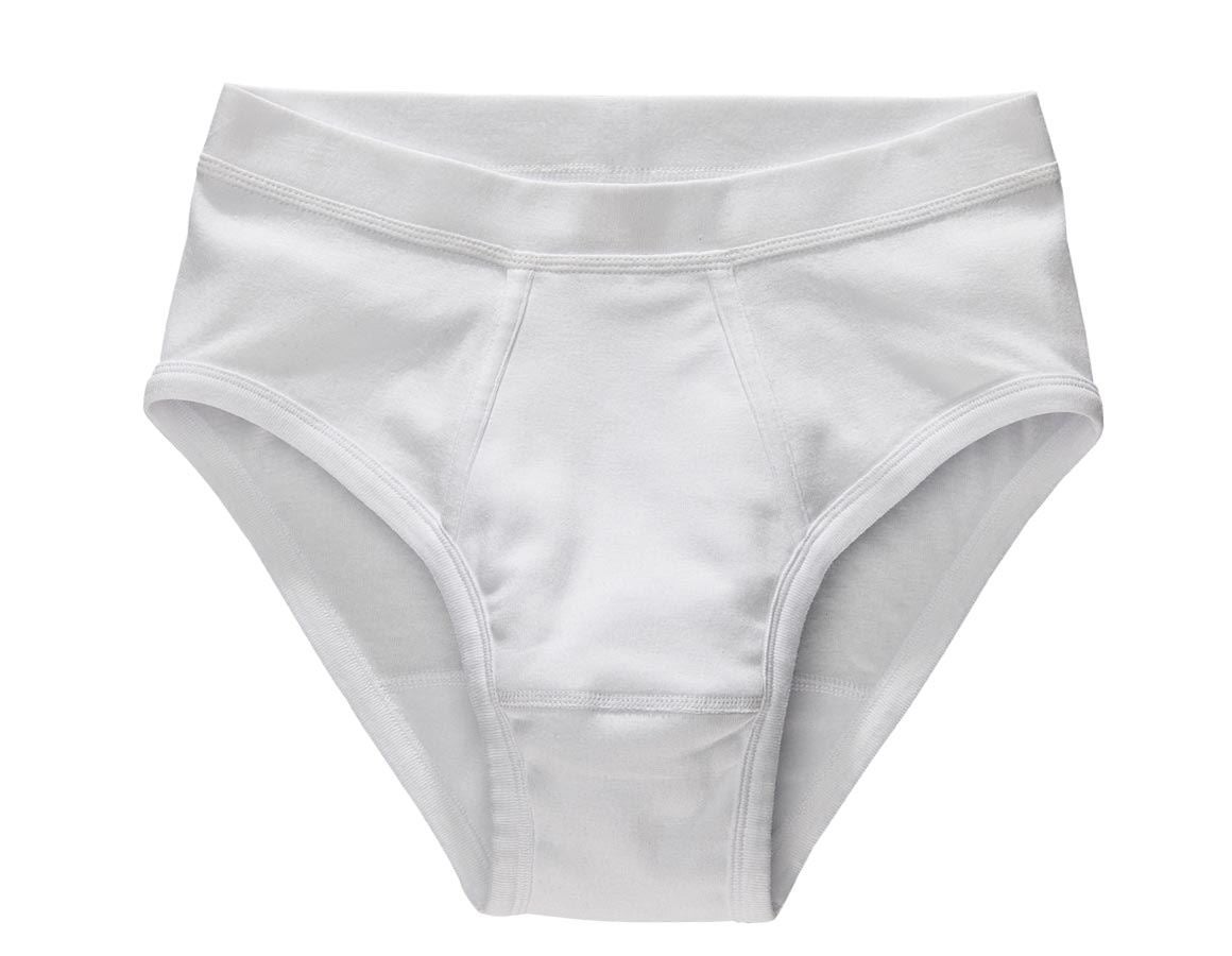 Underwear | Functional Underwear: e.s. Slip fine rib classic, pack of 2 + white