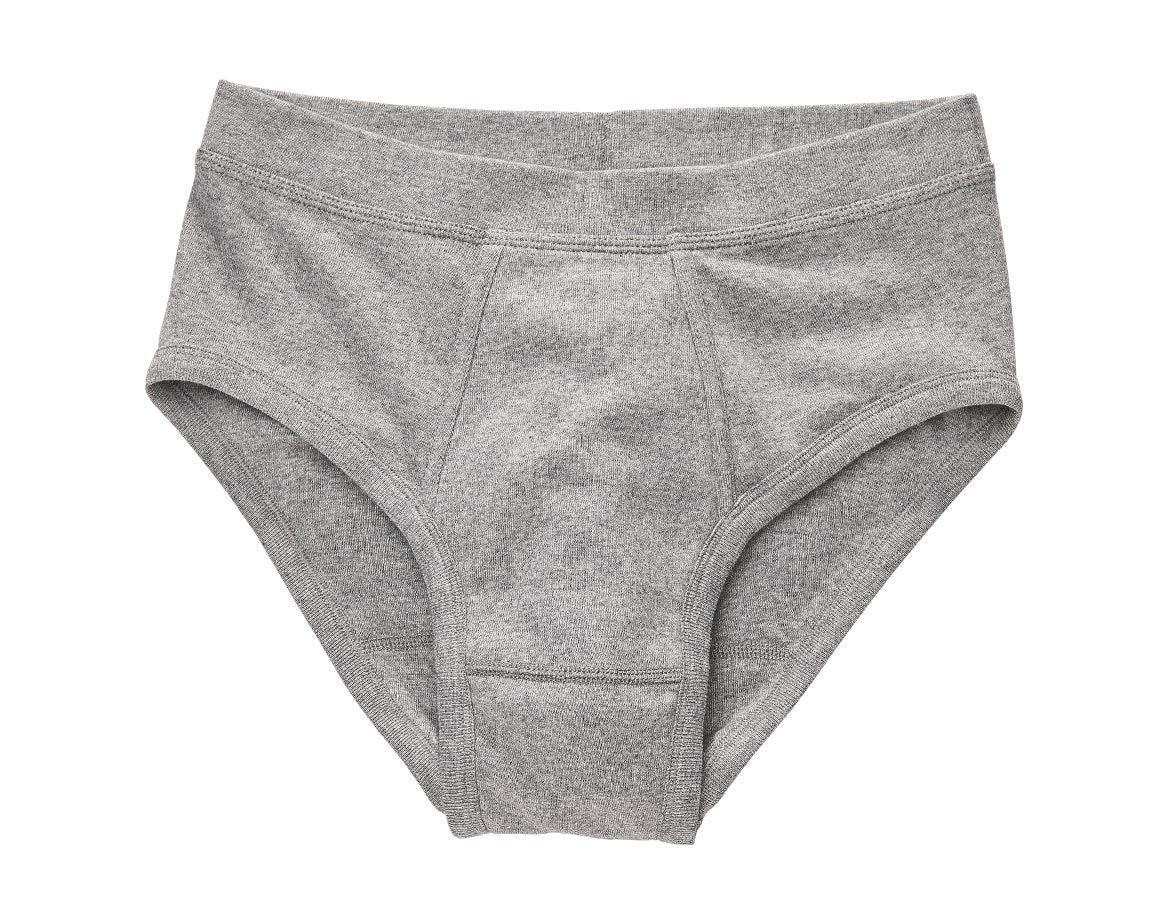 Undertøj | Termotøj: e.s. slip finribbet classic, pakke med 2 stk. + gråmeleret