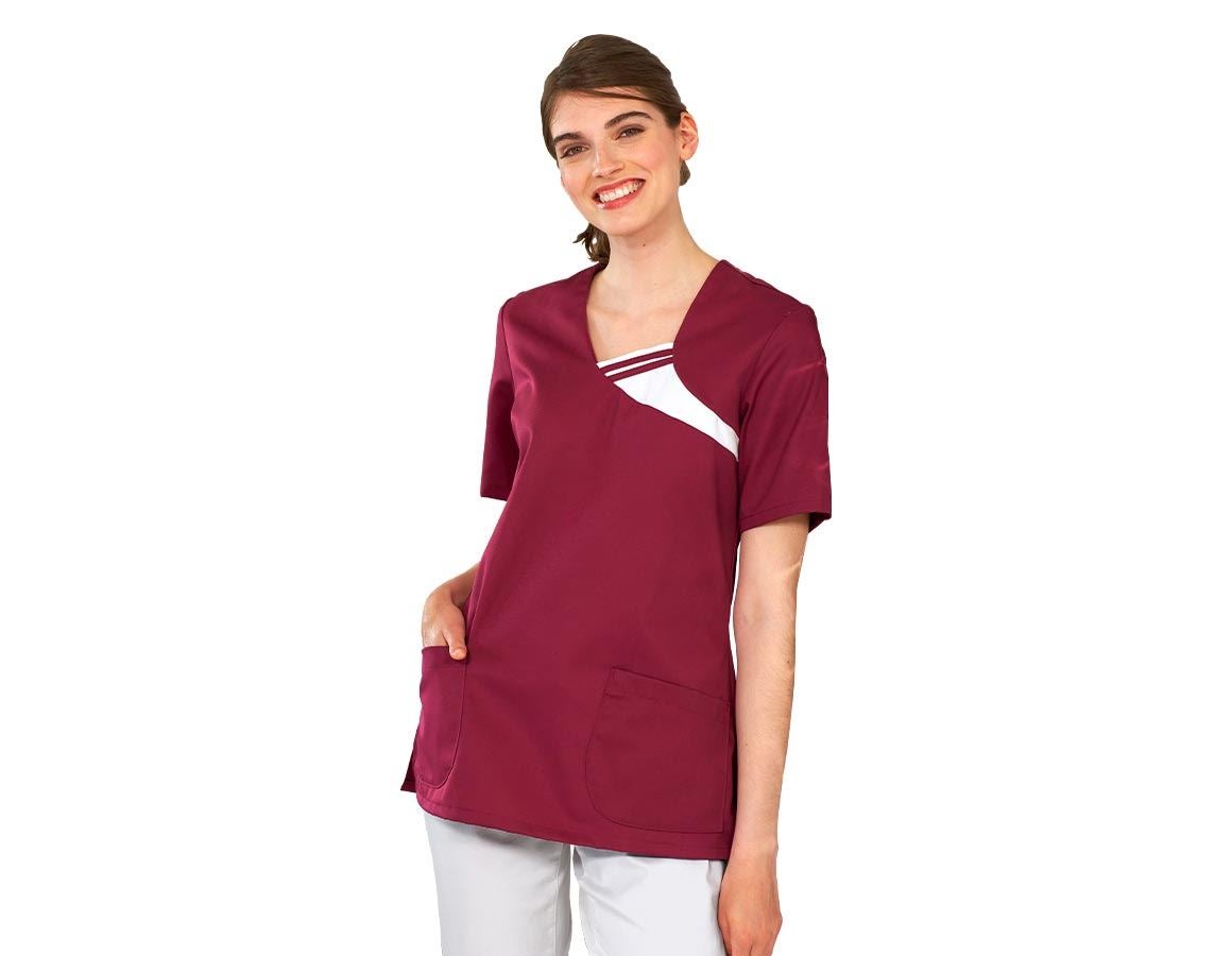 T-Shirts, Pullover & Skjorter: Tunika Lorielle + cranberry