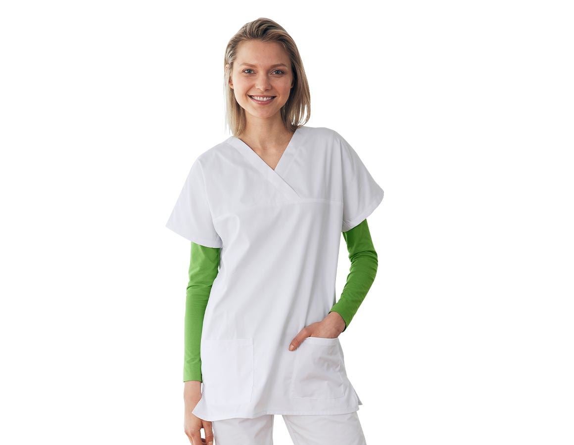 T-Shirts, Pullover & Skjorter: Tunika Viola + hvid