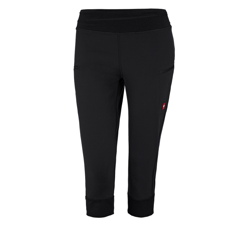 Regular Fit Stylish Cotton capri pants for women (3/4 Pants) Black
