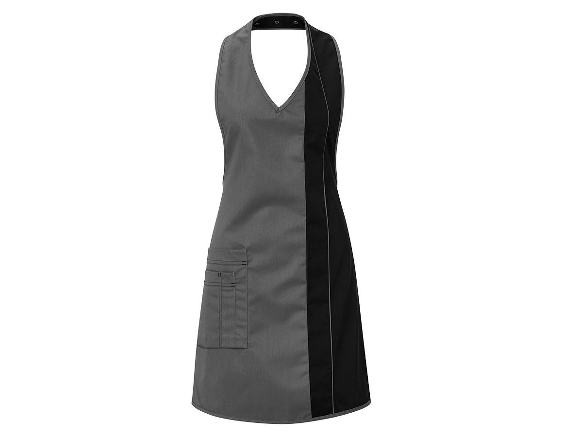 Aprons: Ladies' apron  Teresa + grey/black