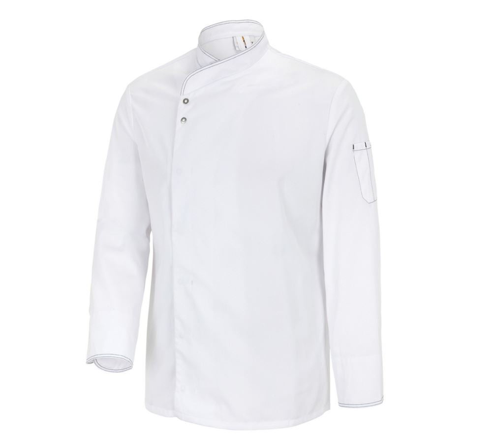 T-Shirts, Pullover & Skjorter: Kokkejakke Lyon + hvid