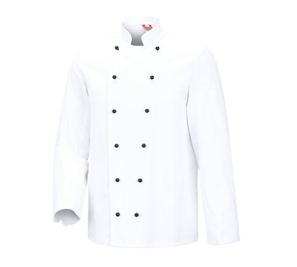 T-Shirts, Pullover & Skjorter: Kokkejakke De Luxe + hvid