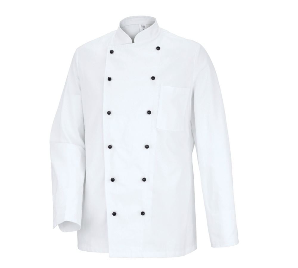 Shirts, Pullover & more: Unisex Chefs Jacket Warschau + white