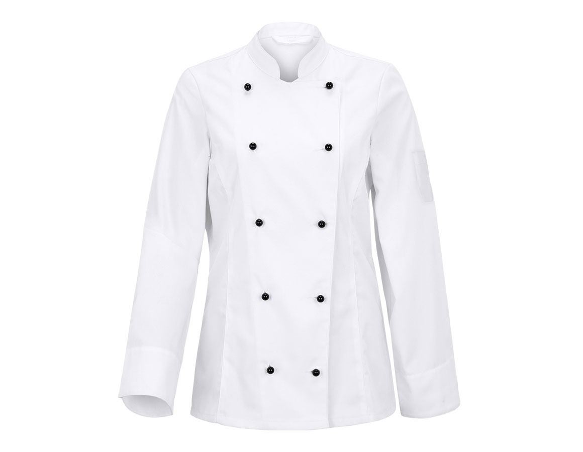 Topics: Women's chef jacket Darla II + white