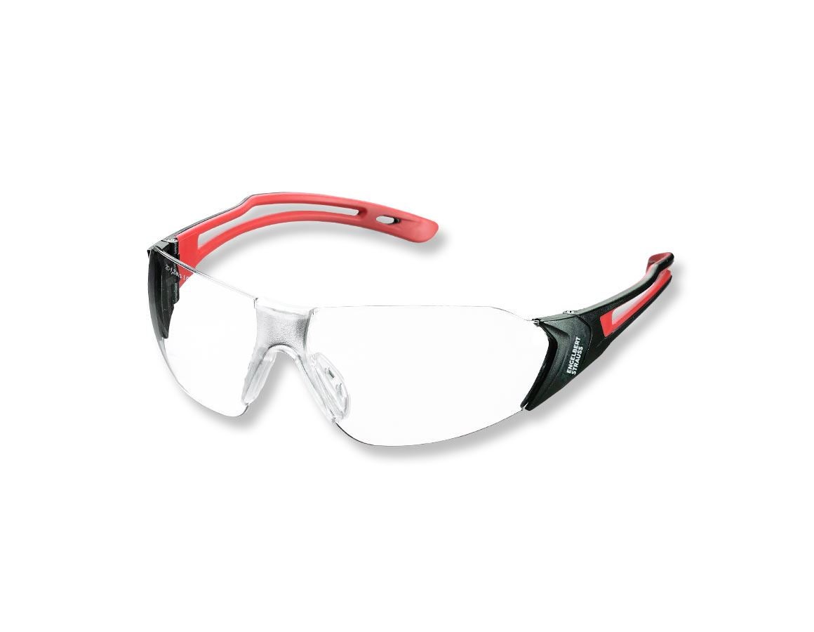 Sikkerhedsbriller: e.s. sikkerhedsbriller Abell + rød/sort