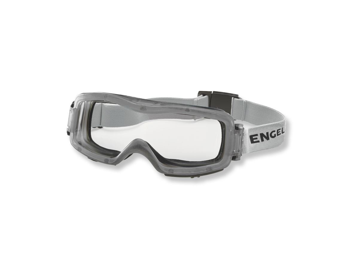 Sikkerhedsbriller: e.s. beskyttelsesbrille Comba + grå/transparent