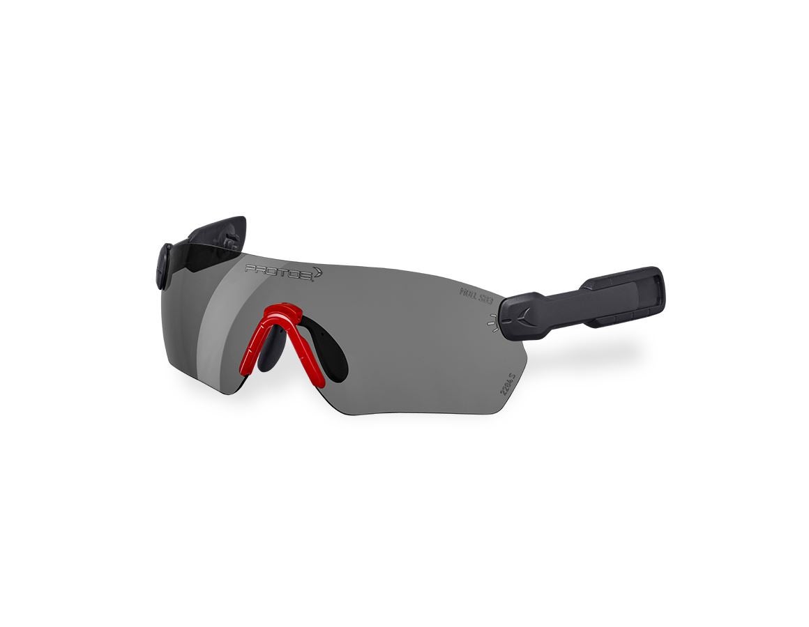 Tilbehør: e.s. beskyttelsesbriller  Protos® Integral + beklædt med grå spejlbelægning