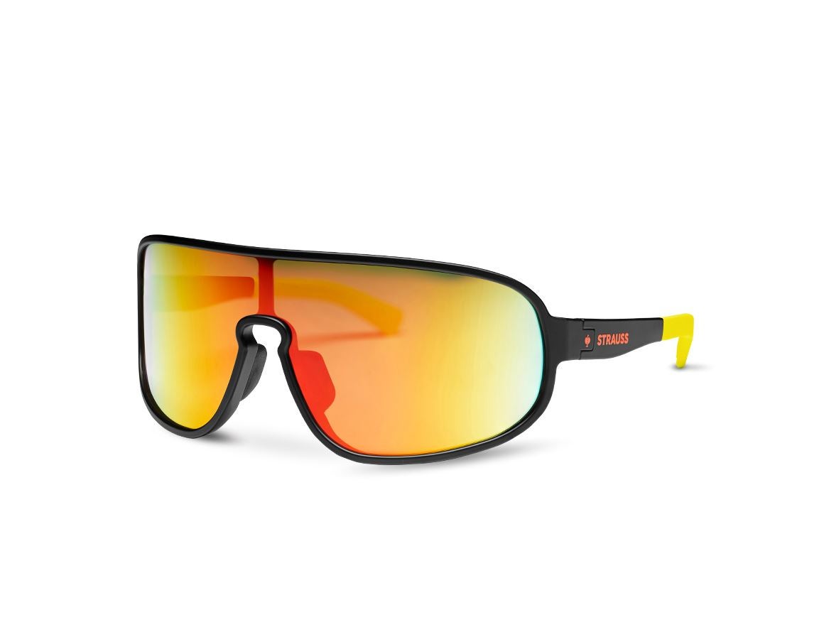 Sikkerhedsbriller: Race solbriller e.s.ambition + sort/advarselsgul