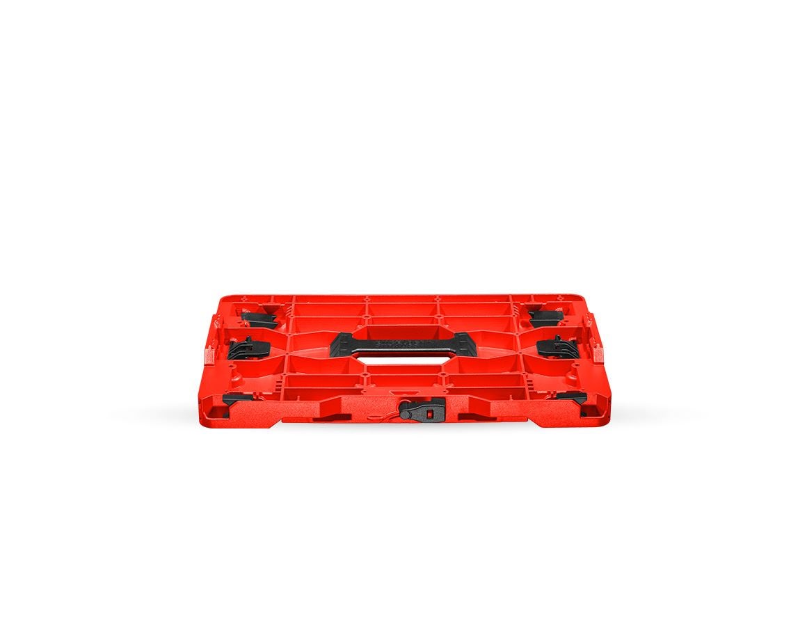 STRAUSSbox System: STRAUSSbox-hybridadapterplade + rød/sort