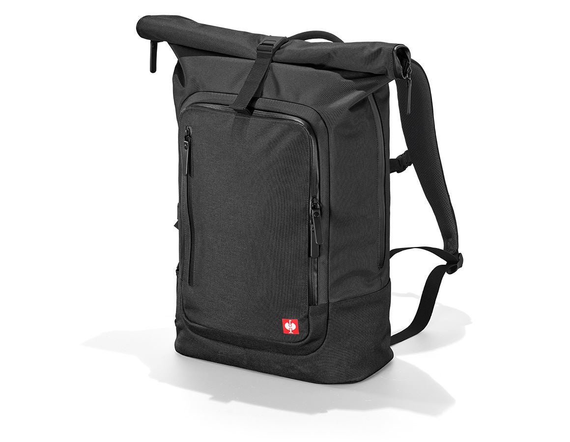 Accessories: Rolltop backpack e.s.work&travel + black