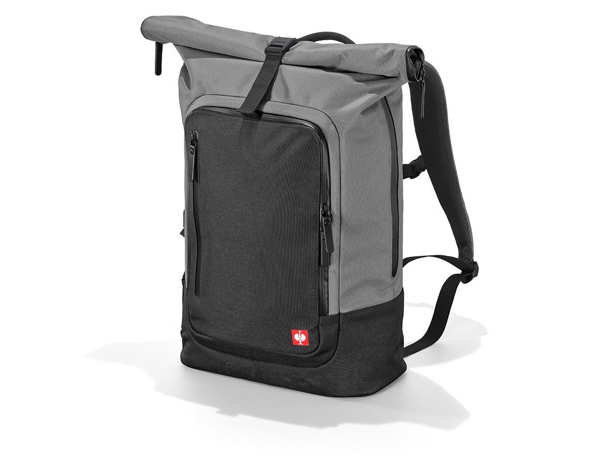 Clothing: Rolltop backpack e.s.work&travel + basaltgrey/black