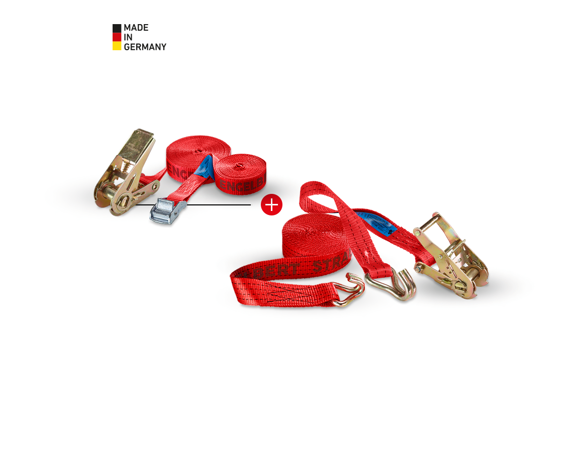 Tension straps: e.s. Load-securing set