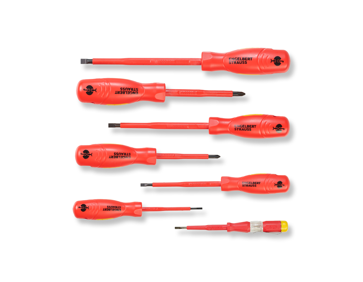 Screwdrivers: e.s. 7-part VDE screwdriver set
