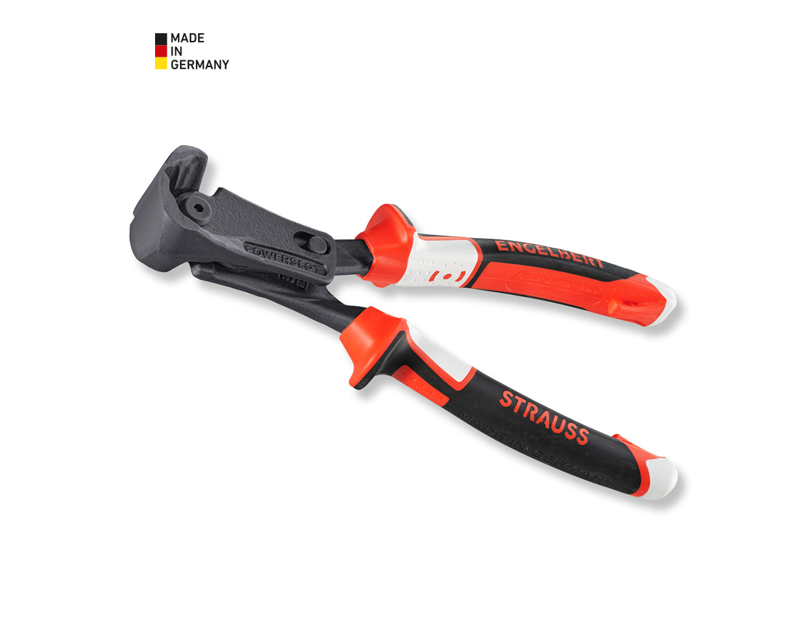 Tongs: e.s. Lever-force end pliers