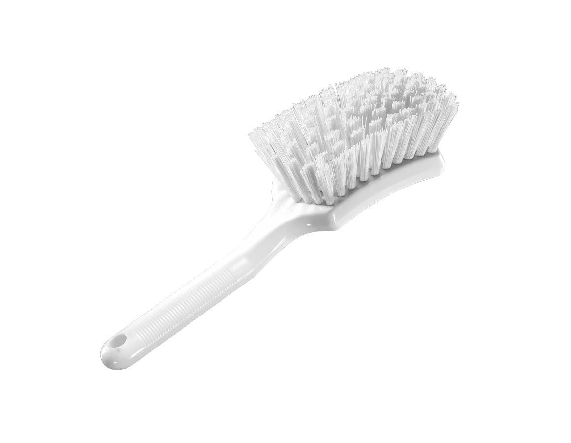 Brooms | Brushes | Scrubbers: Handled hand brush + transparent
