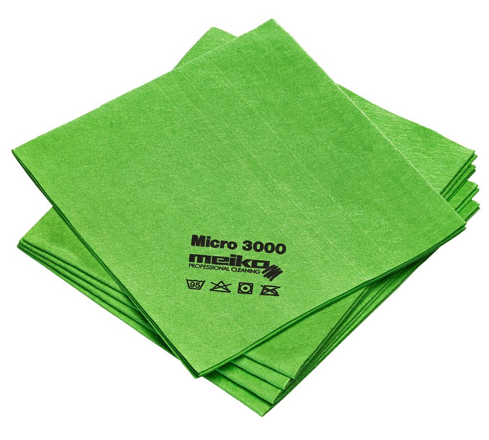 Klude: Microfiberklude MICRO 3000 + grøn