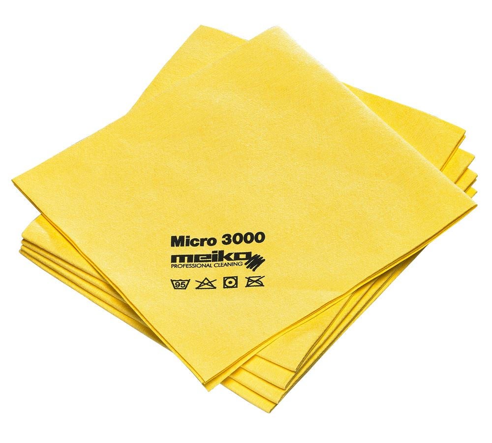 Cloths: Microfibre cloths MICRO 3000 + yellow
