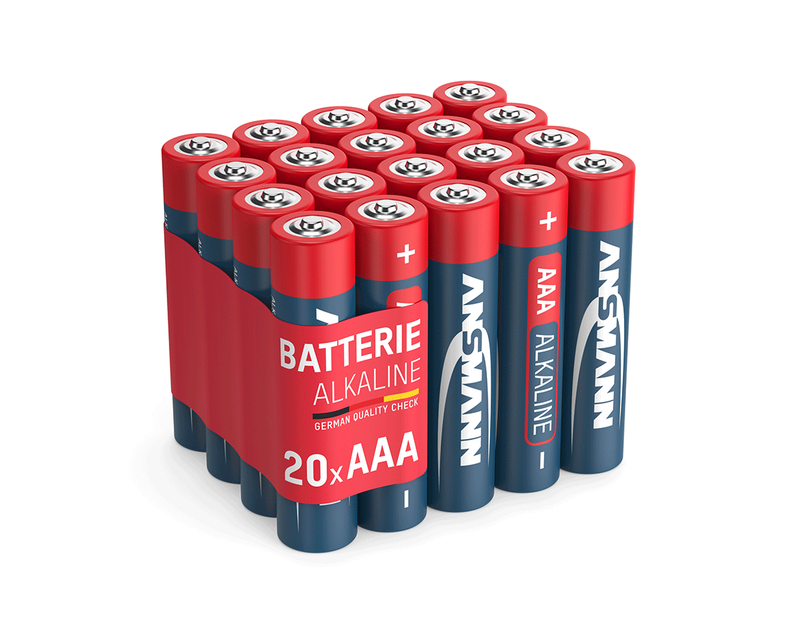 Electronics: Ansmann Micro AAA Batteries- economy pack,20 Items