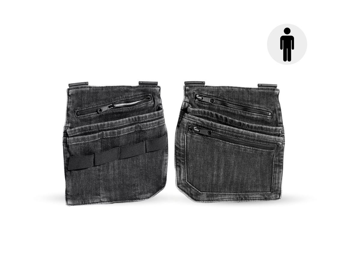Accessories: Jeans-værktøjstaske e.s.concrete + blackwashed