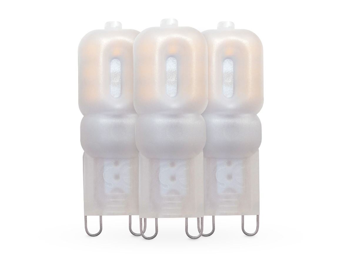 Lamper | lys: LED-pære med stiftsokkel G9, pk. med 3 stk.