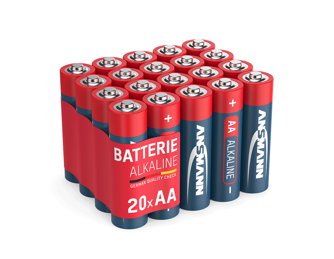 Elektronik: Ansmann Mignon AA batterier - sparepakke med 20stk