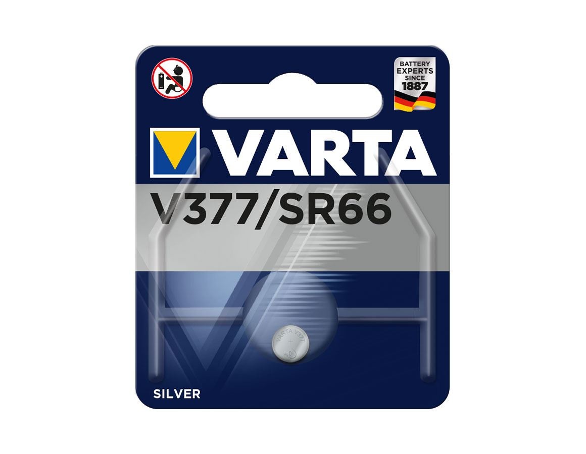 Elektronik: VARTA knapbatterier V377/SR66