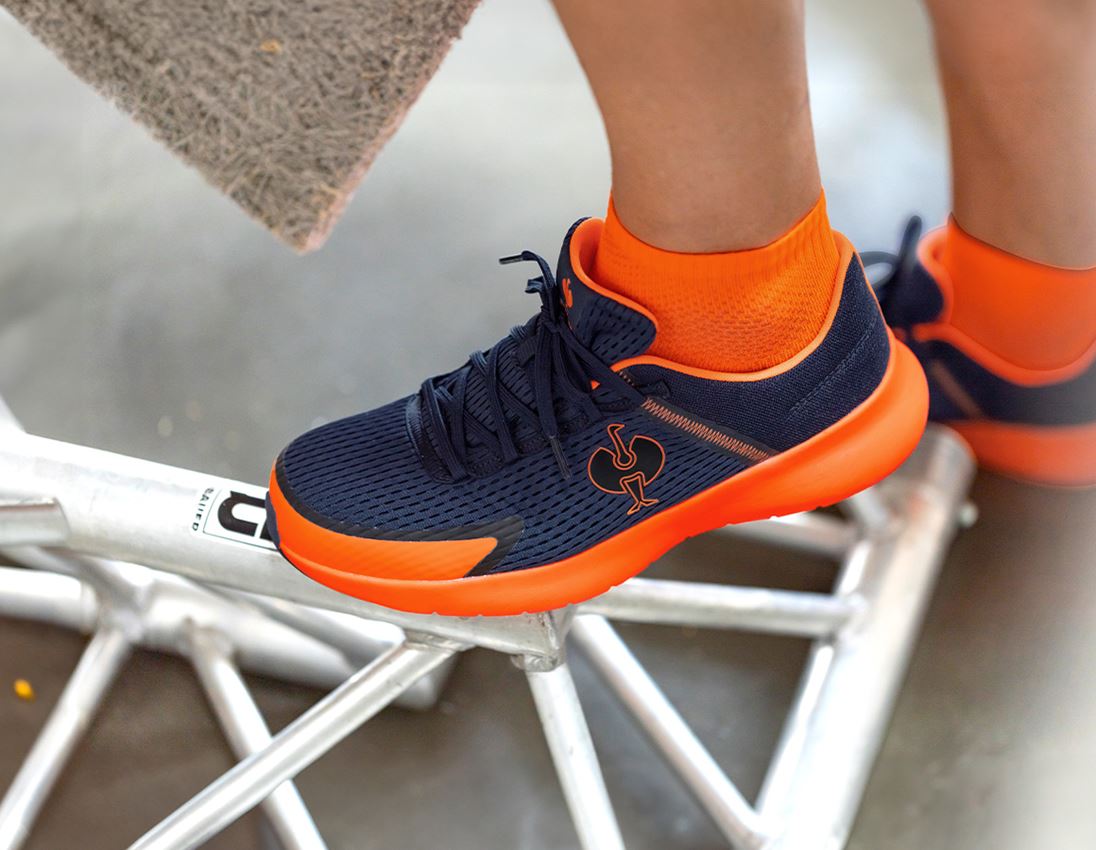 Footwear: SB Safety shoes e.s. Tarent low + navy/high-vis orange 2
