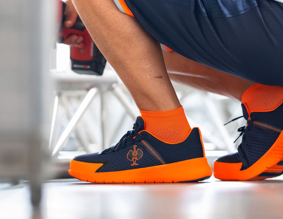 Footwear: SB Safety shoes e.s. Tarent low + navy/high-vis orange 3