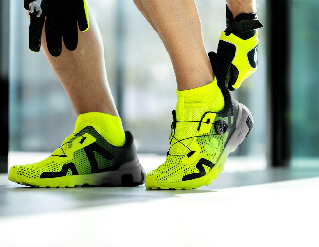 Footwear: Allround shoes e.s. Toledo low + high-vis yellow/black 1