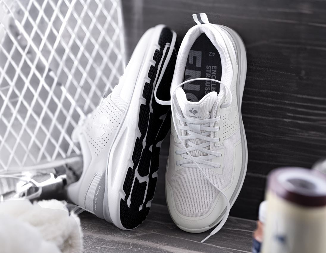 Footwear: O1 Work shoes e.s. Antibes low + white