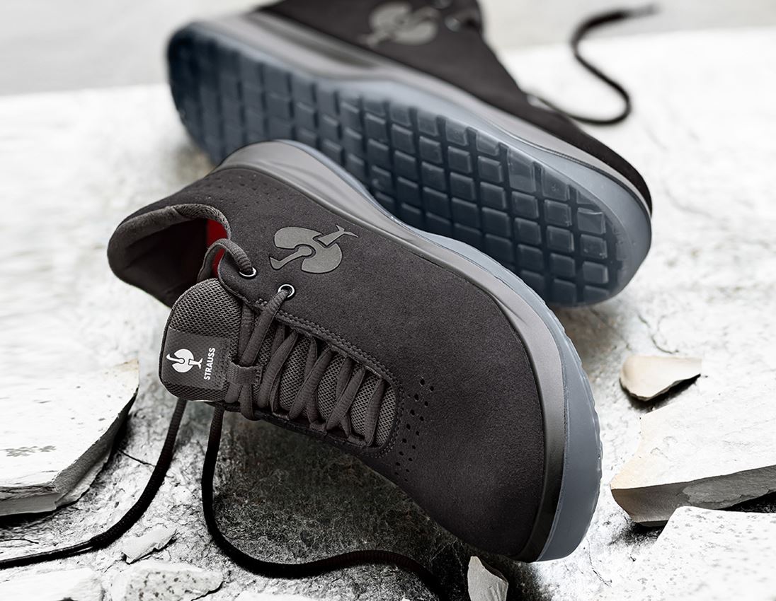 S1P: S1P Safety shoes e.s. Banco low + black/anthracite