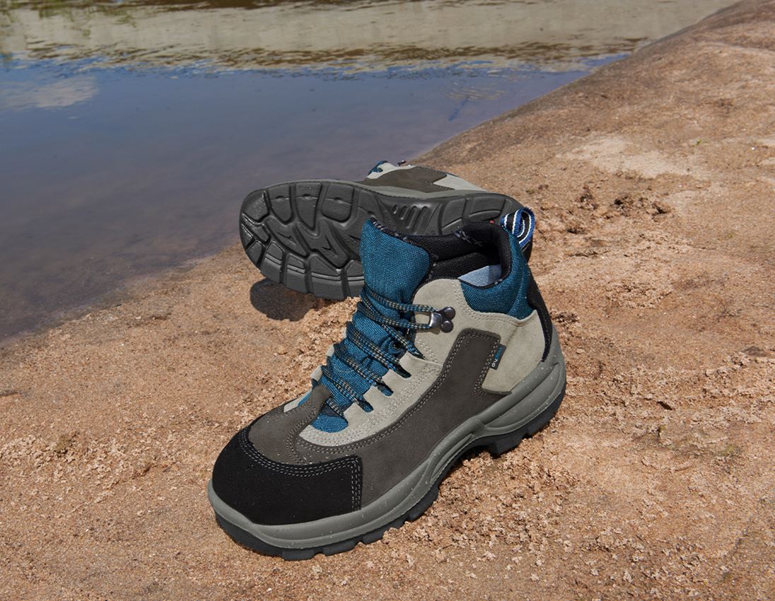 Roofer / Crafts_Footwear: S3 Safety boots Oberstdorf + grey/navy blue/black