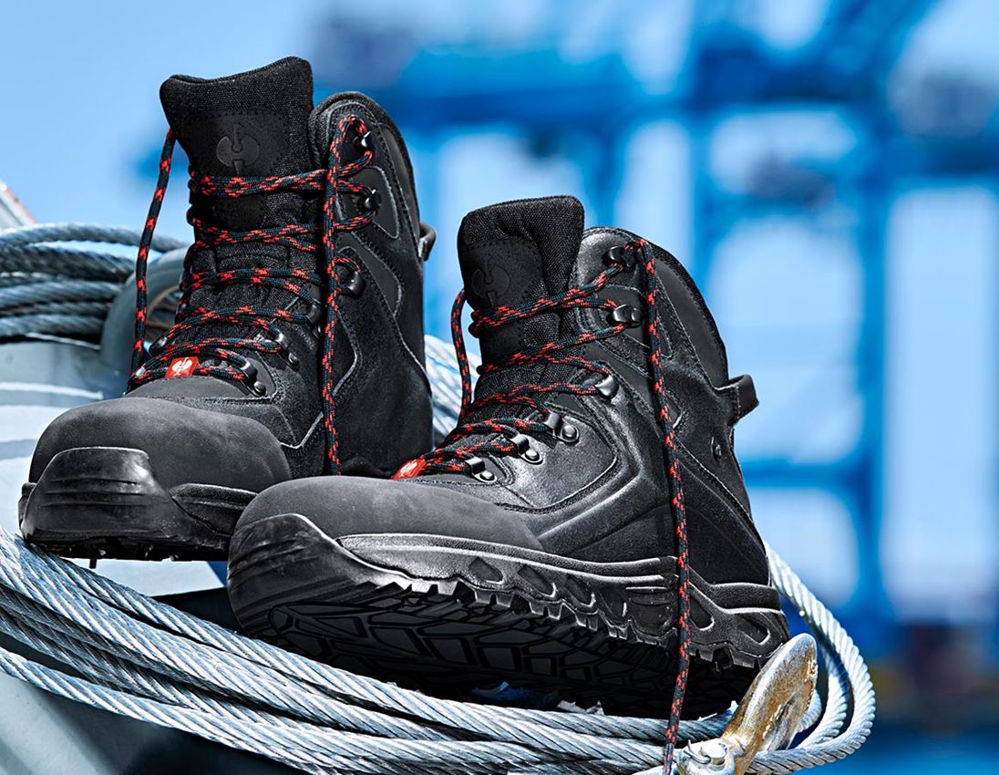 S3: e.s. S3 Safety boots Siom-x12 mid + black