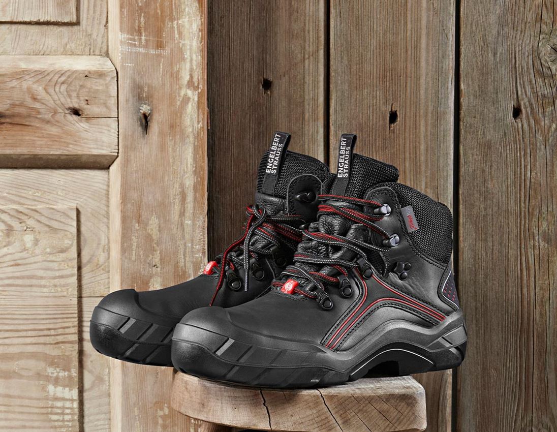 S3: e.s. S3 Safety shoes Avior + black/red