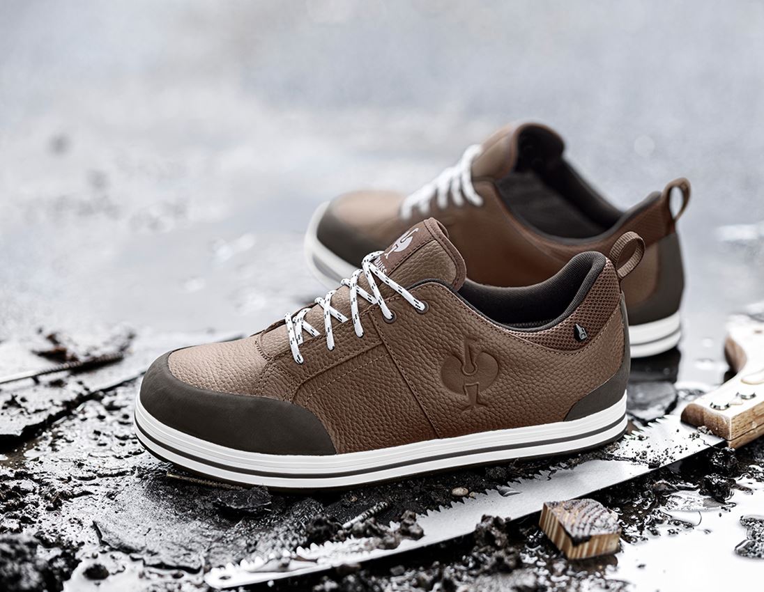 S3: S3 Safety shoes e.s. Spes II low + chestnut