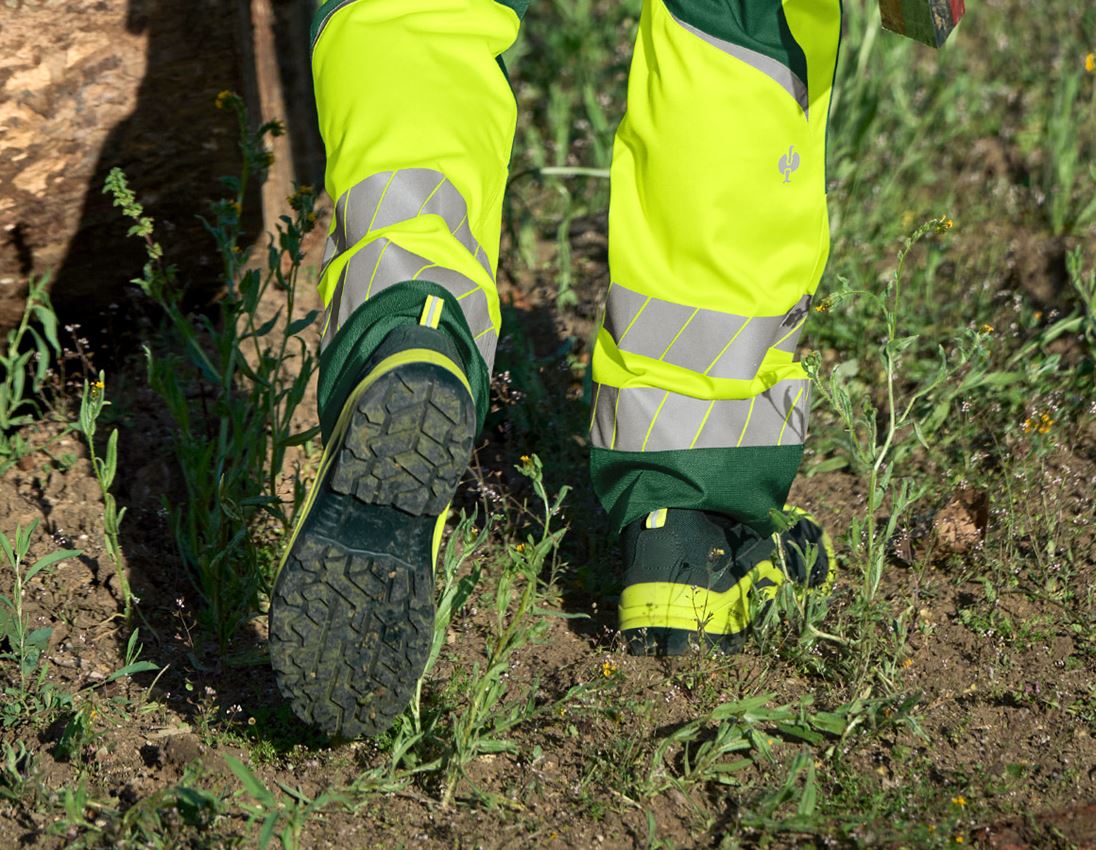 Footwear: S3 Safety shoes e.s. Kastra II low + green/high-vis yellow 2