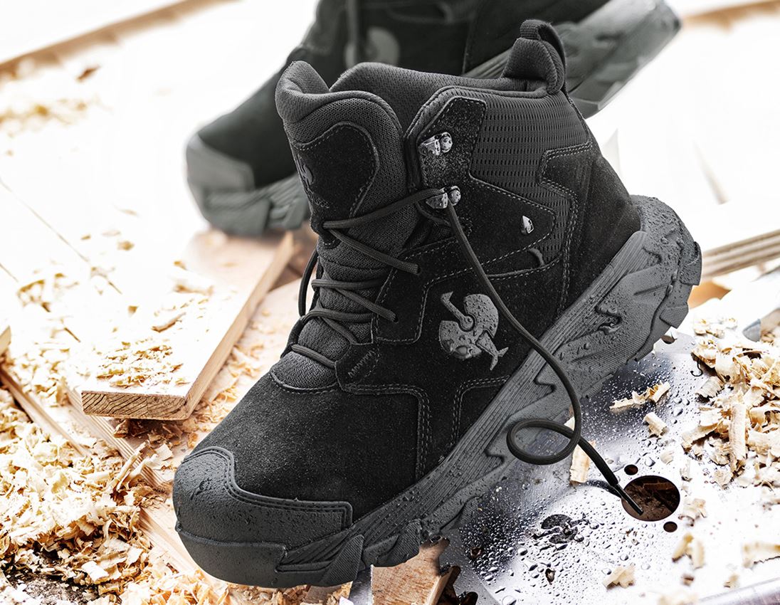 Footwear: S7S Safety boots e.s. Turin mid + black 1